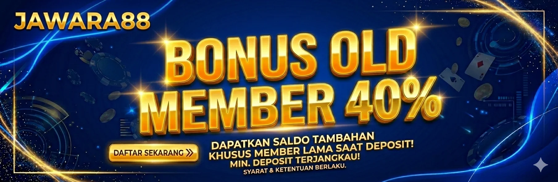BONUS OLD MEMBER 40%